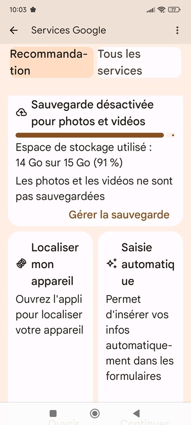 Vidéo et assistant à l'ouverture de mon Poco M6 Pro