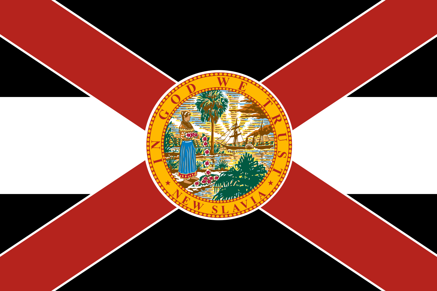 Drapeau de la New Slavia