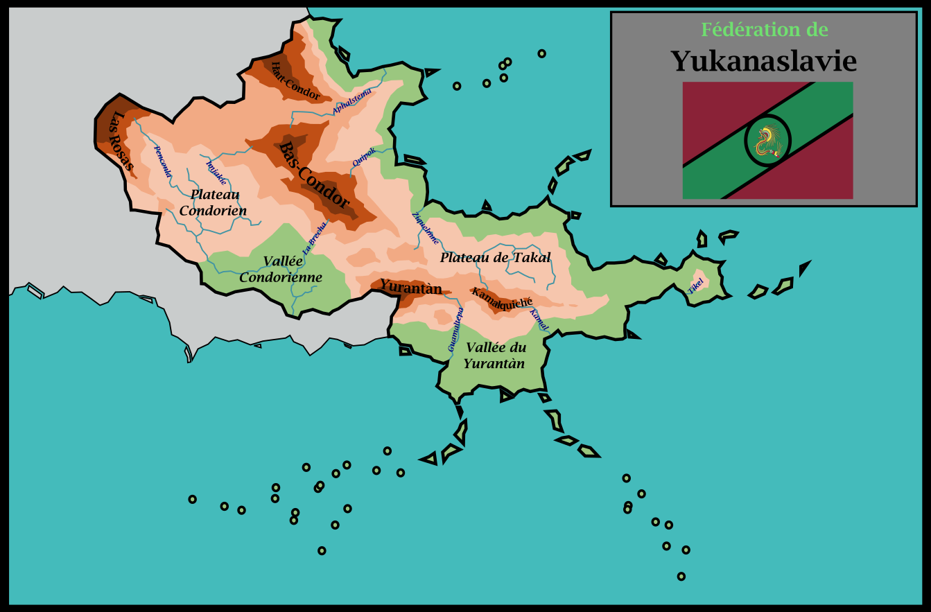 Carte Topographique avec les noms