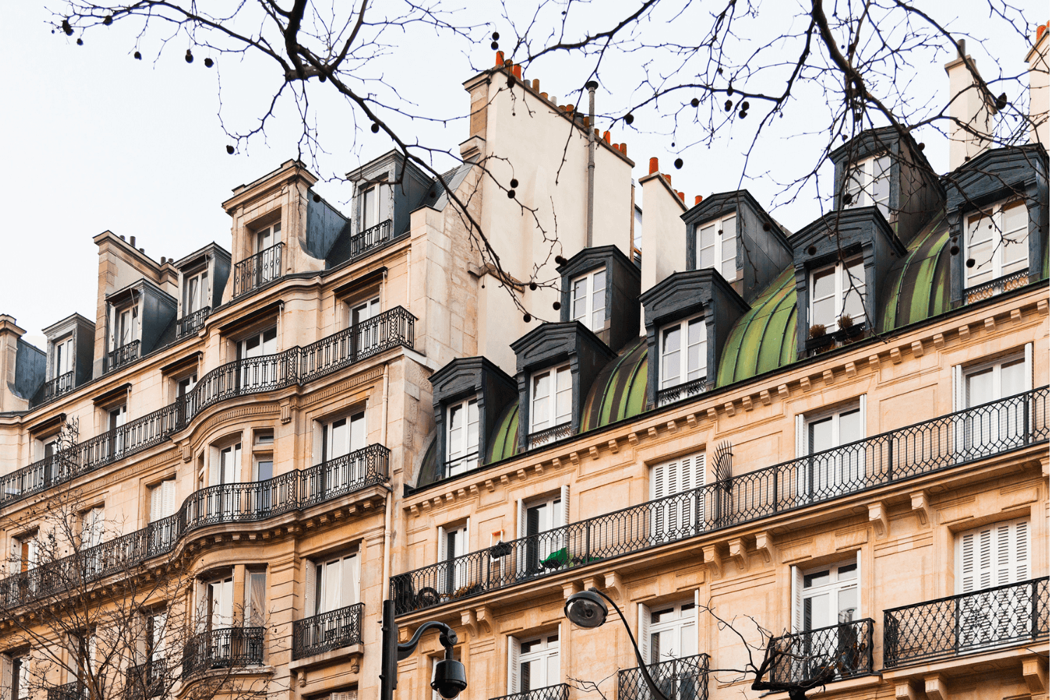 Architecture haussmannienne dans le 8e arrondissement de Paris