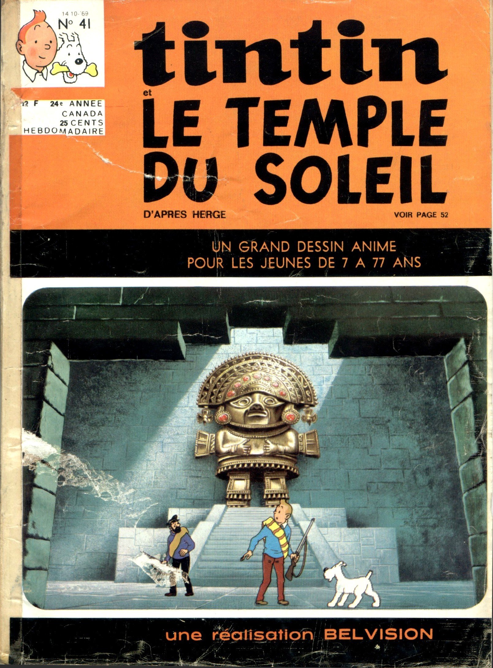 tintin - Tintin et le Temple du Soleil - 1969 - Raymond Leblanc Xzyq