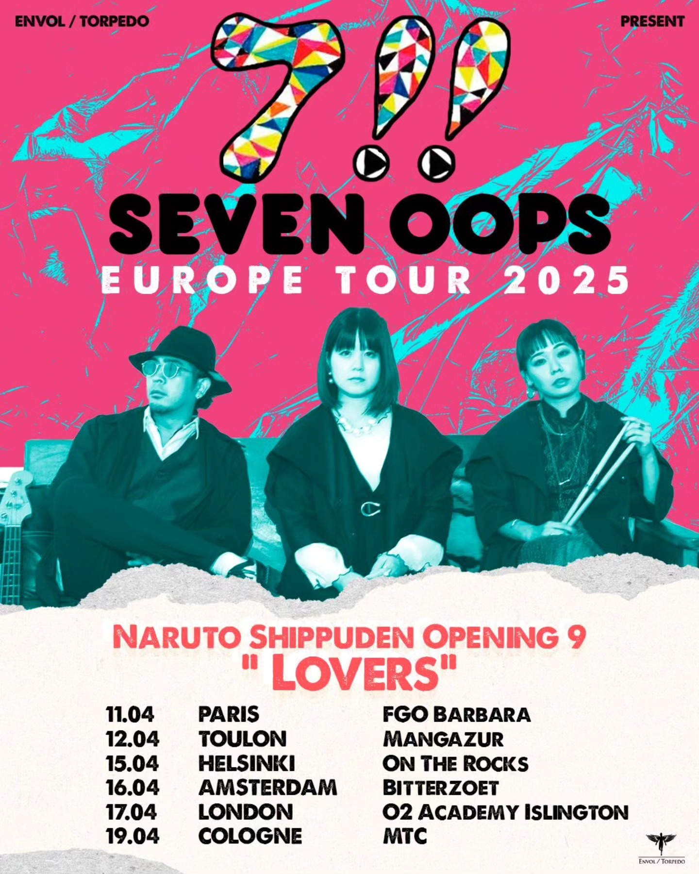 Seven Oops - 7!! - European Tour 2025 Seven Oops - 7!! - European Tour 2025