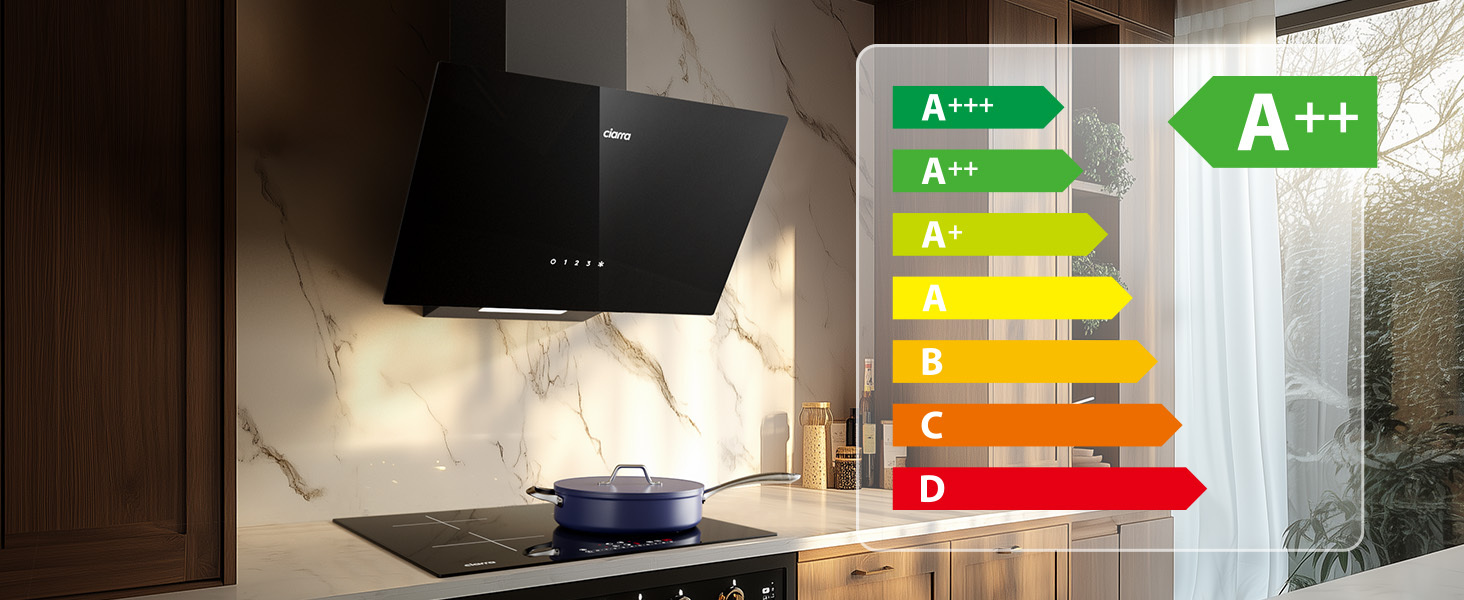 hotte murale 60cm tactile