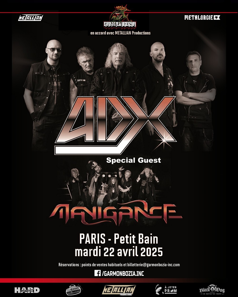 ADX + Manigance - Petit Bain - Paris - 22 Avril 2025 ADX + Manigance - Petit Bain - Paris - 22 Avril 2025