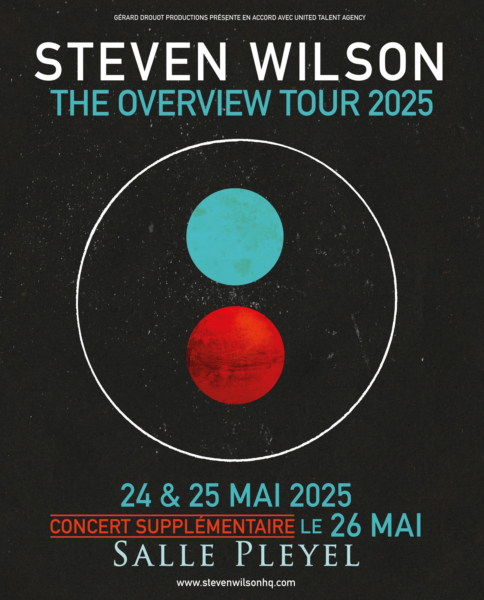 Steven Wilson : The Overview Tour 2025 - Salle Pleyel, Paris - 24 Mai 2025 Steven Wilson : The Overview Tour 2025 - Salle Pleyel, Paris - 24 Mai 2025