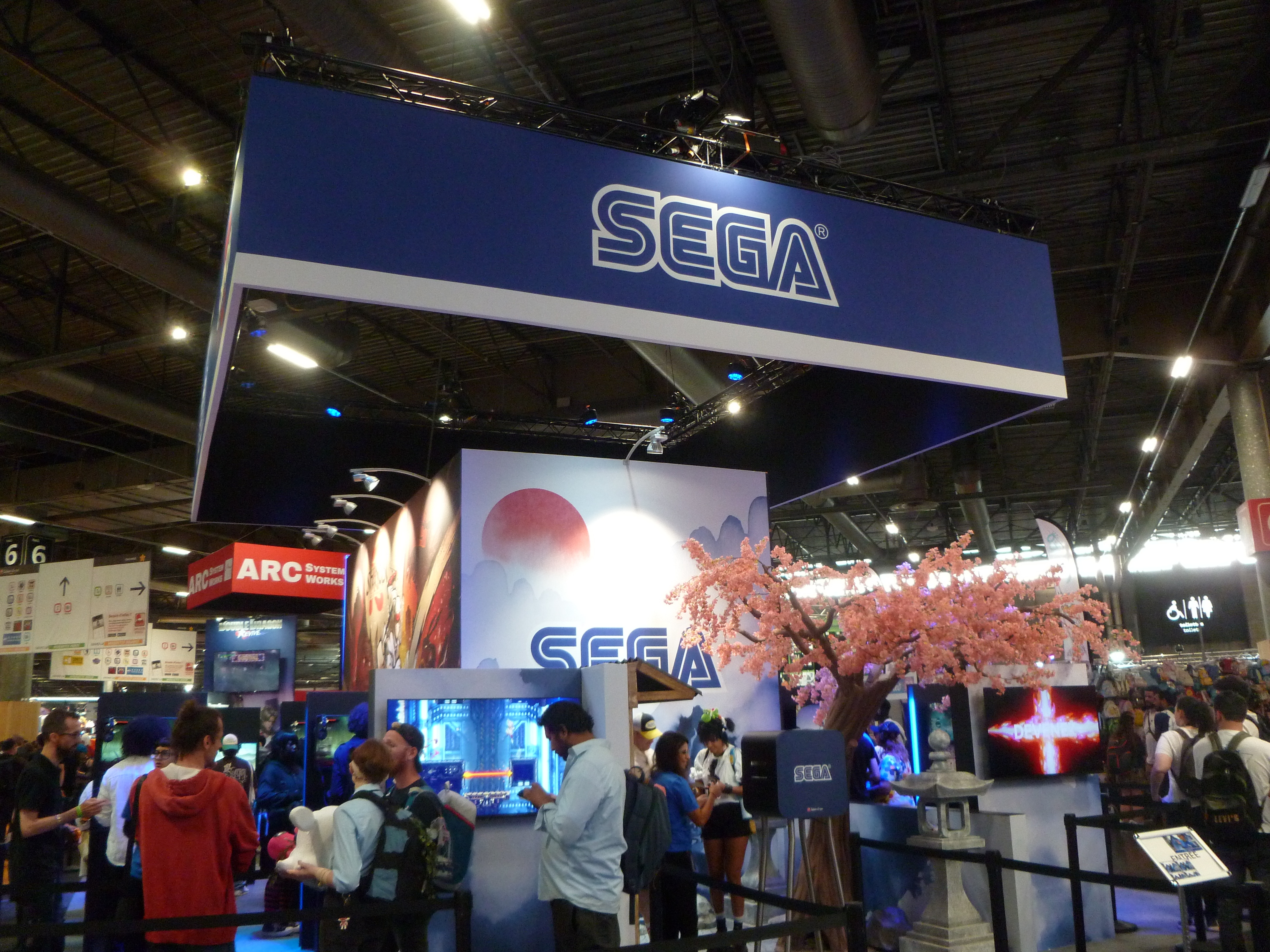 Le stand Sega à Japan Expo 2025 Le stand Sega à Japan Expo 2025