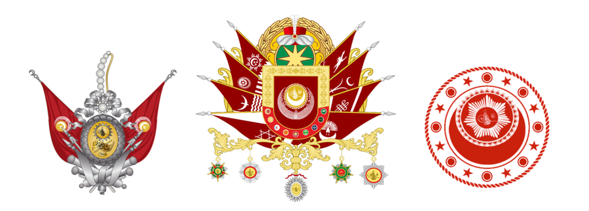 Sublime Palais du Beylerbey / Armoirie provisoire du Grand Beylicat / Insigne du ministère des Affaires étrangères.