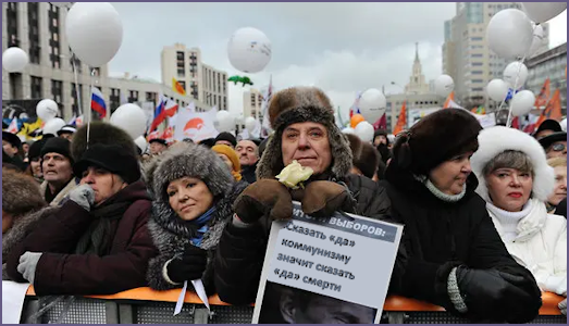Manifestation anti-communiste en Magdanie (Moscou, Russie) Manifestation anti-communiste en Magdanie (Moscou, Russie)