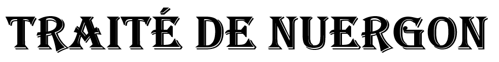 Traité de Nuergon Traité de Nuergon