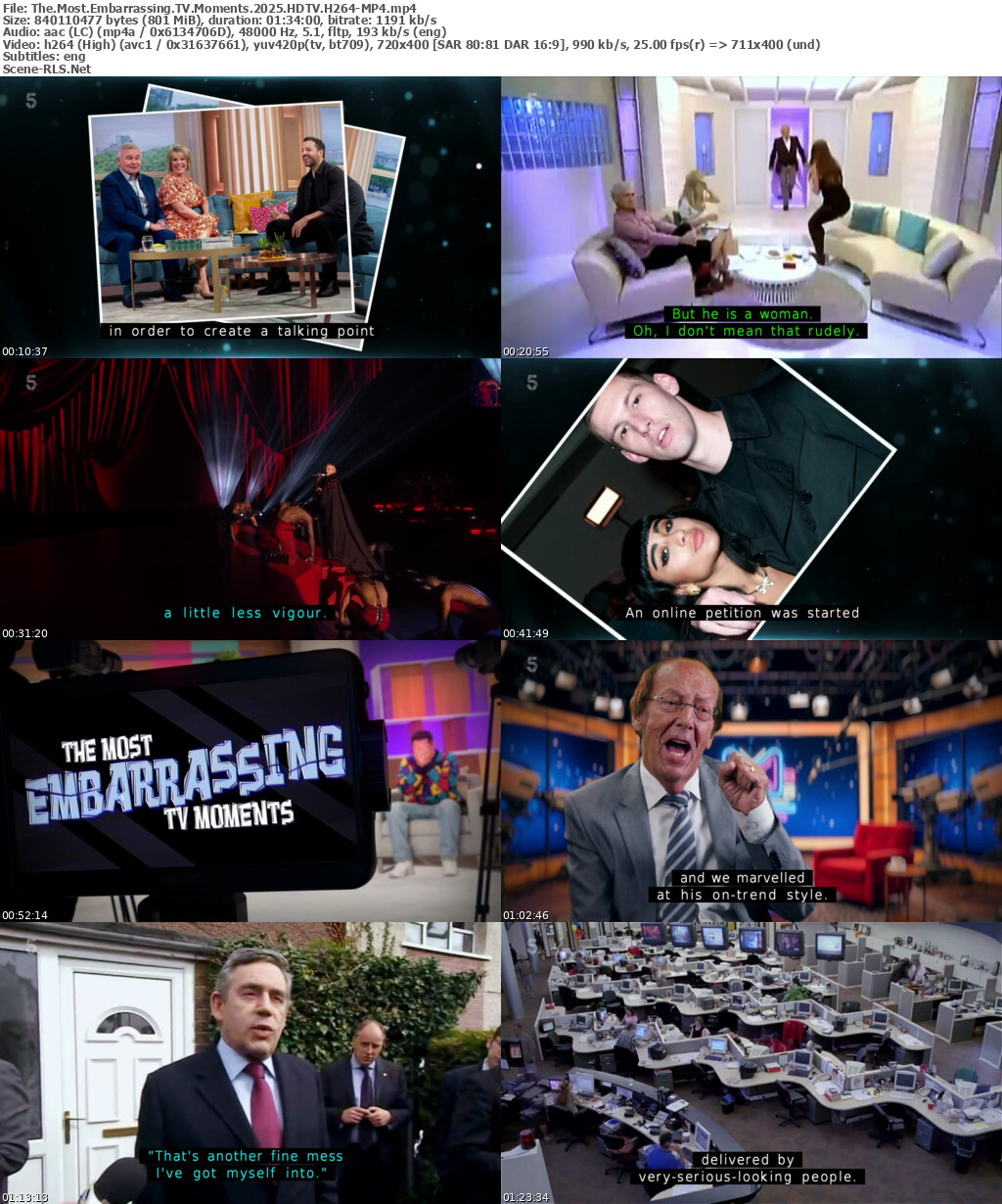 The Most Embarrassing TV Moments 2025 1080p HDTV H264-DARKFLiX - Scene ...