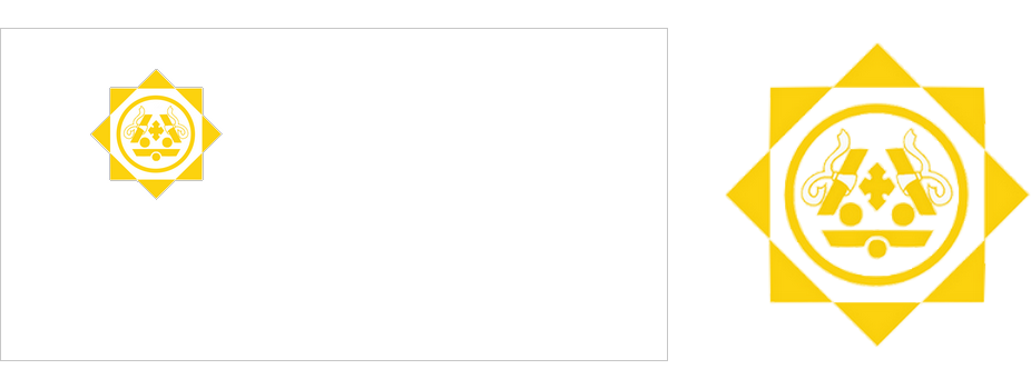 Le drapeau national et le sceau d'État (armoiries) de la République du Talaristan.