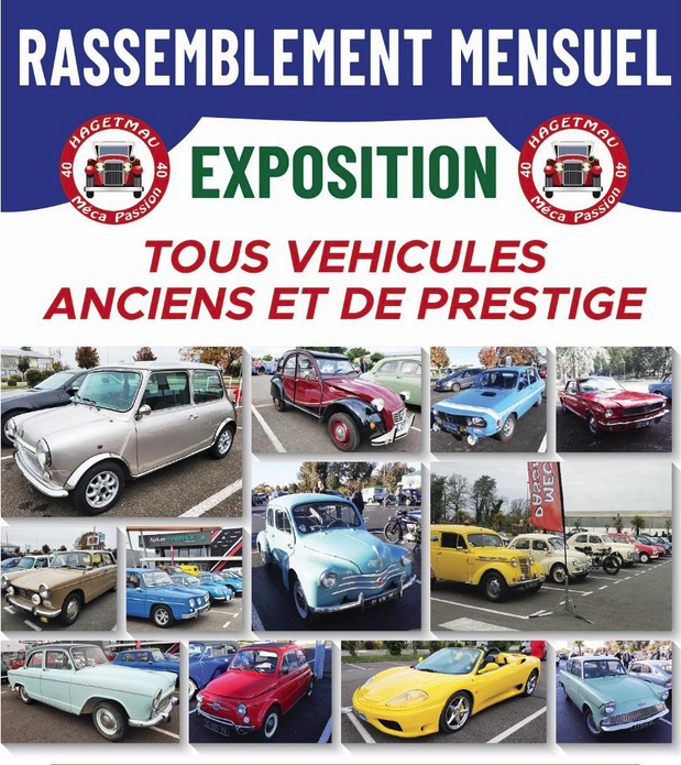 Rassemblement de Véhicules Anciens à Hagetmau