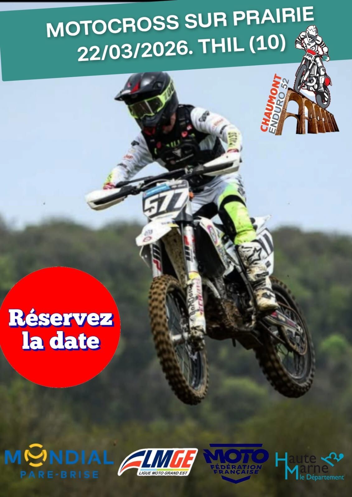 Motocross sur Prairie à Thil