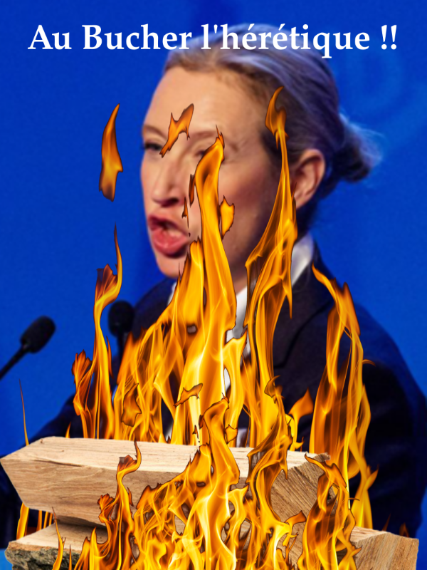 Au Bucher l'Hérétique !