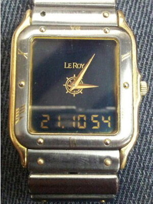 Montres à double affichage : analogique / digital 3qco