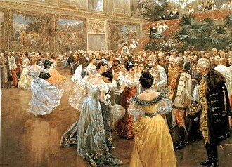Un bal au Marcheburg // Petite soirée entre aristocrates de l'Empire Austro-Hongrois au XIXe siècle. Un bal au Marcheburg // Petite soirée entre aristocrates de l'Empire Austro-Hongrois au XIXe siècle.