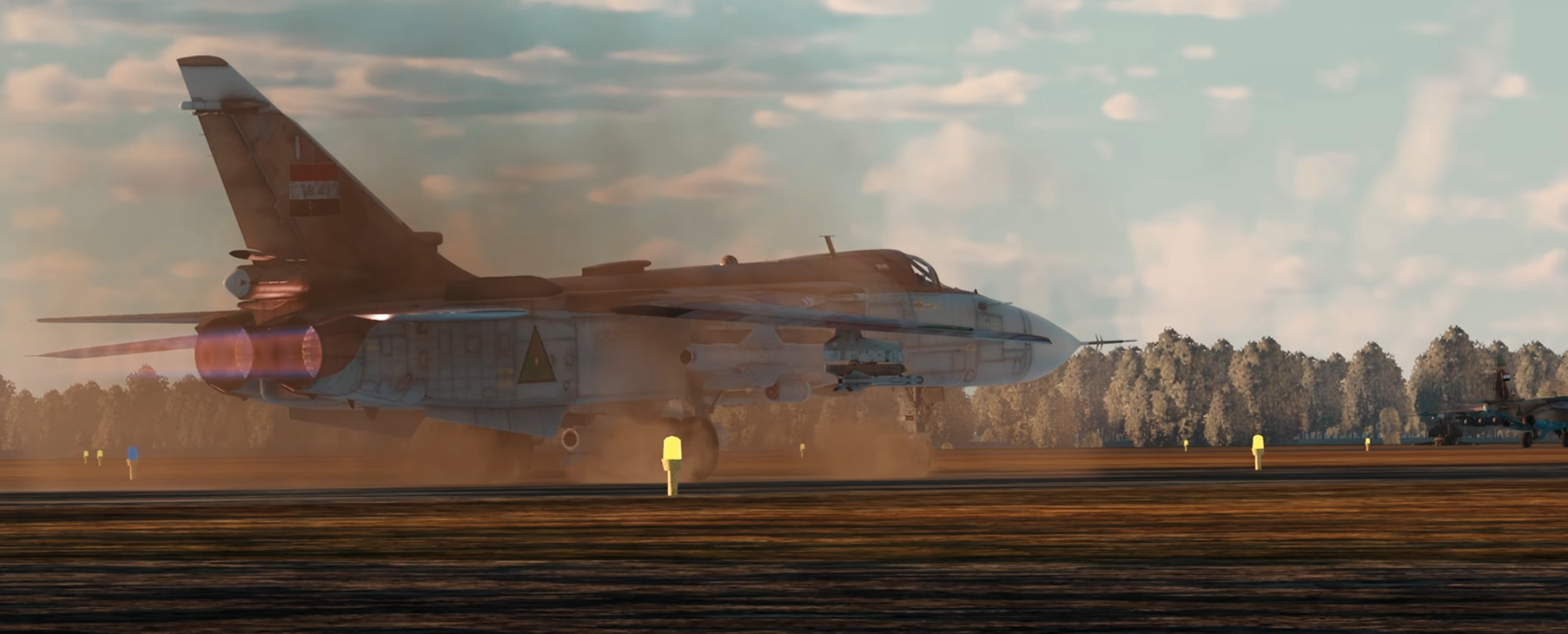 Les avions au décollage