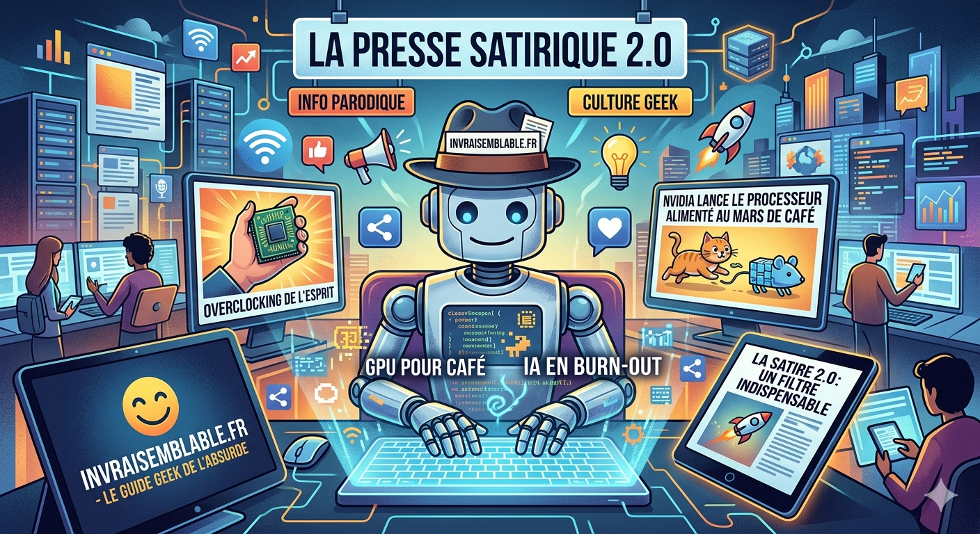 culture geek et presse satirique
