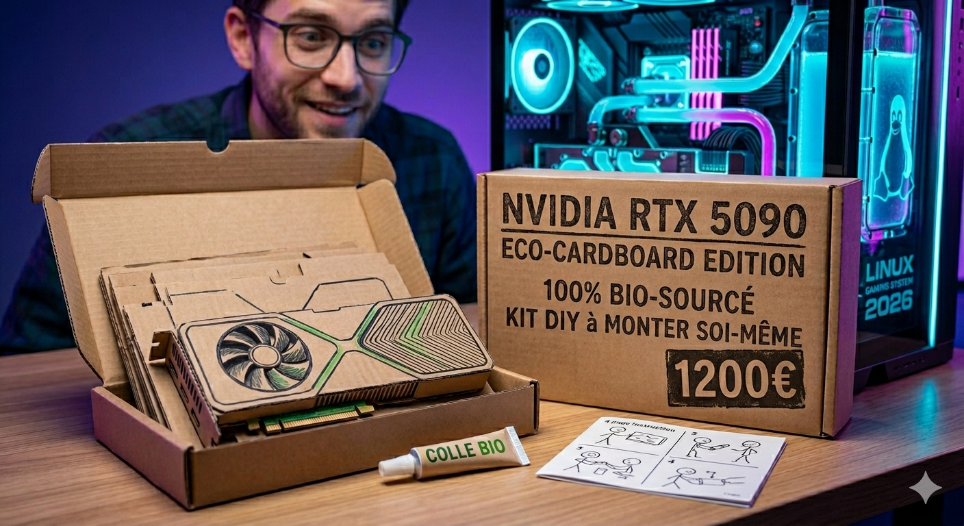 Boîte NVIDIA RTX 5090 Eco-Cardboard Edition Boîte NVIDIA RTX 5090 Eco-Cardboard Edition