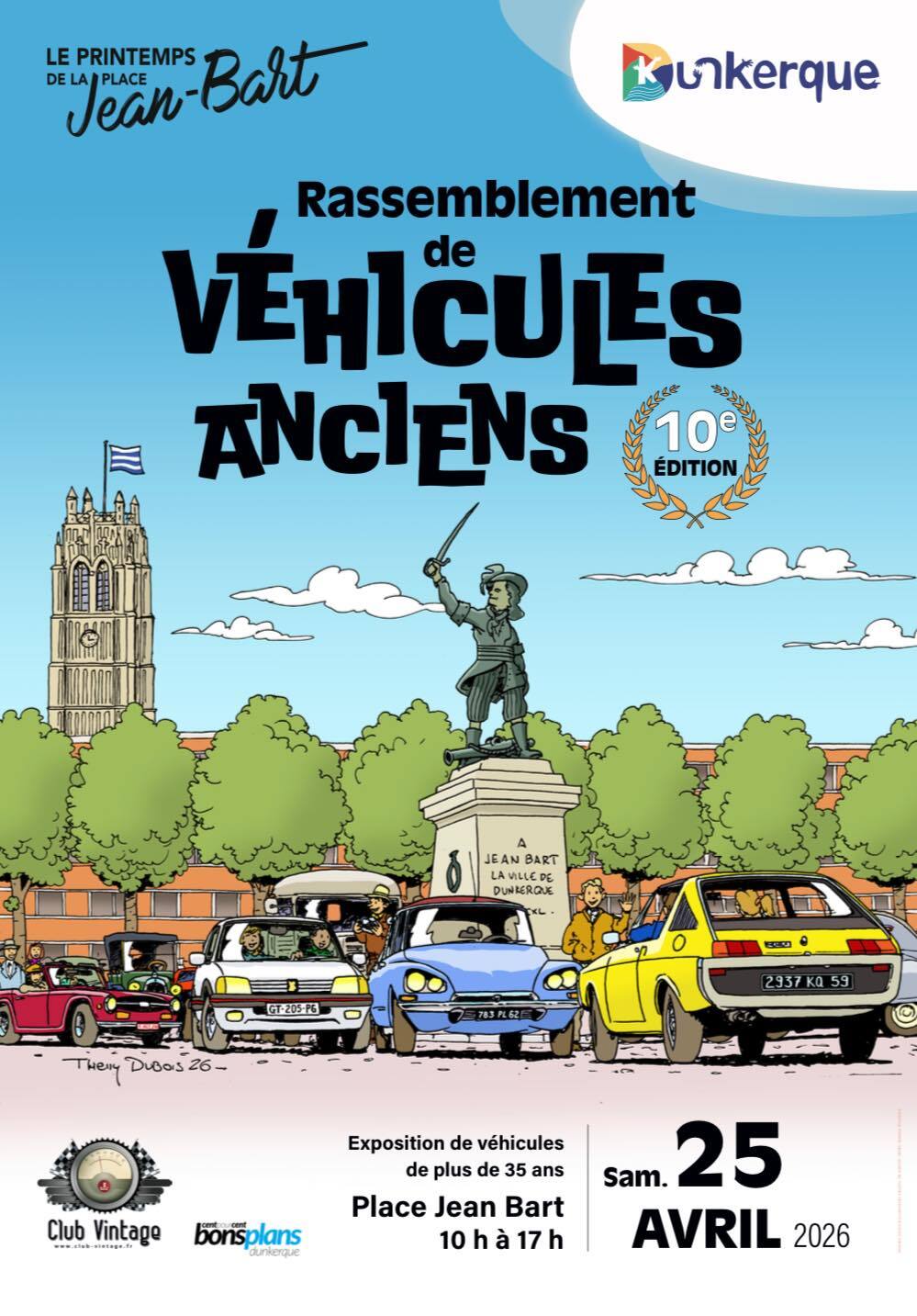 Exposition de Véhicules Anciens à Dunkerque.