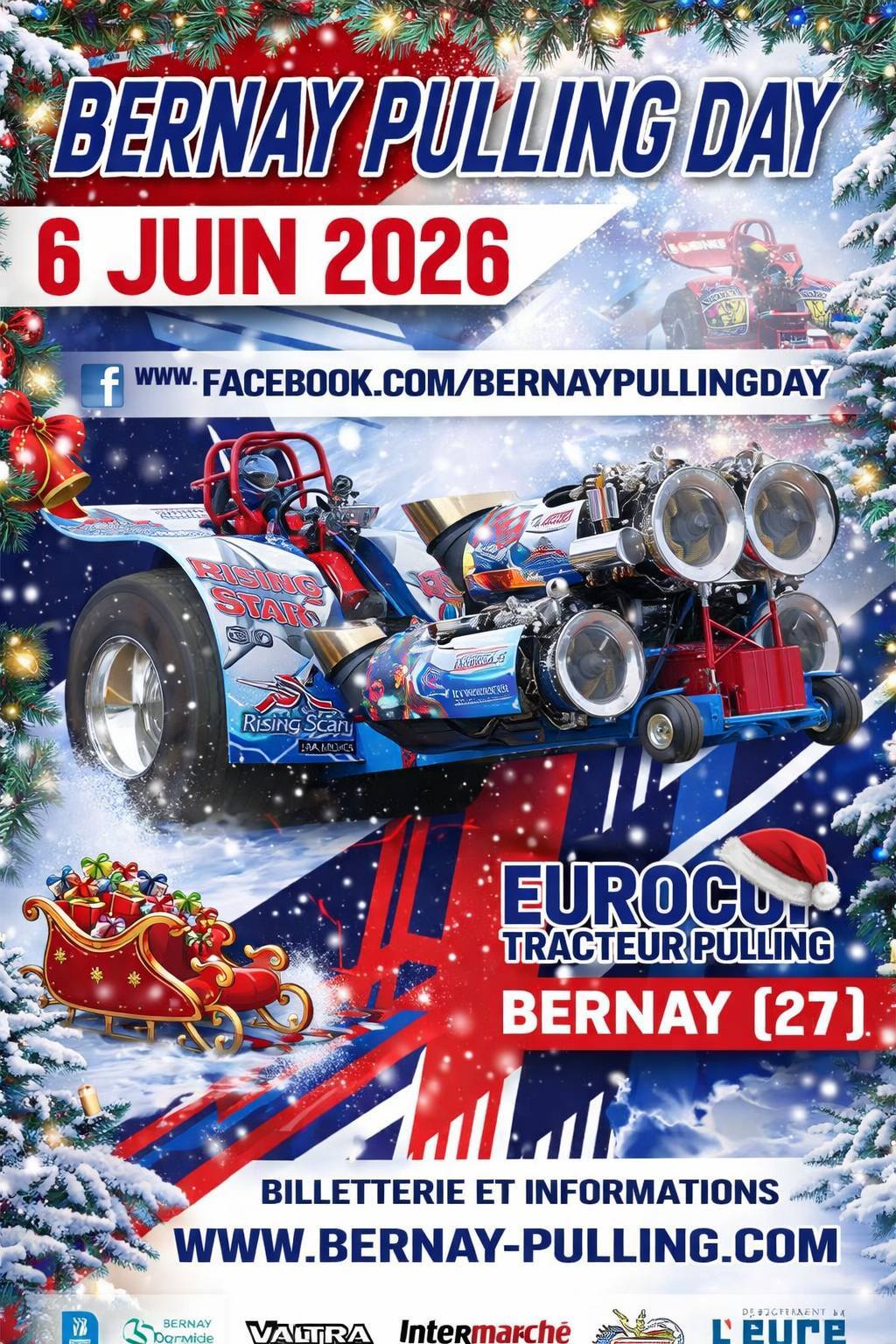 Eurocup de Tracteur Pulling à Bernay