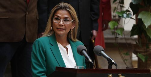 Amatilda Topac lors du discours d'exclusion de Quak Zalo du BS