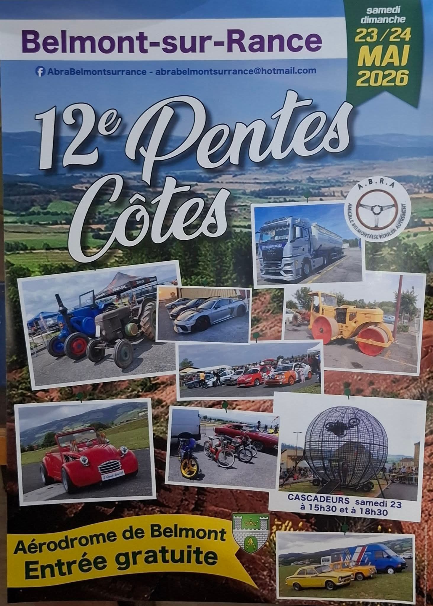 “Pentes-Côtes”à Belmont-sur-Rance – VL Anciens.