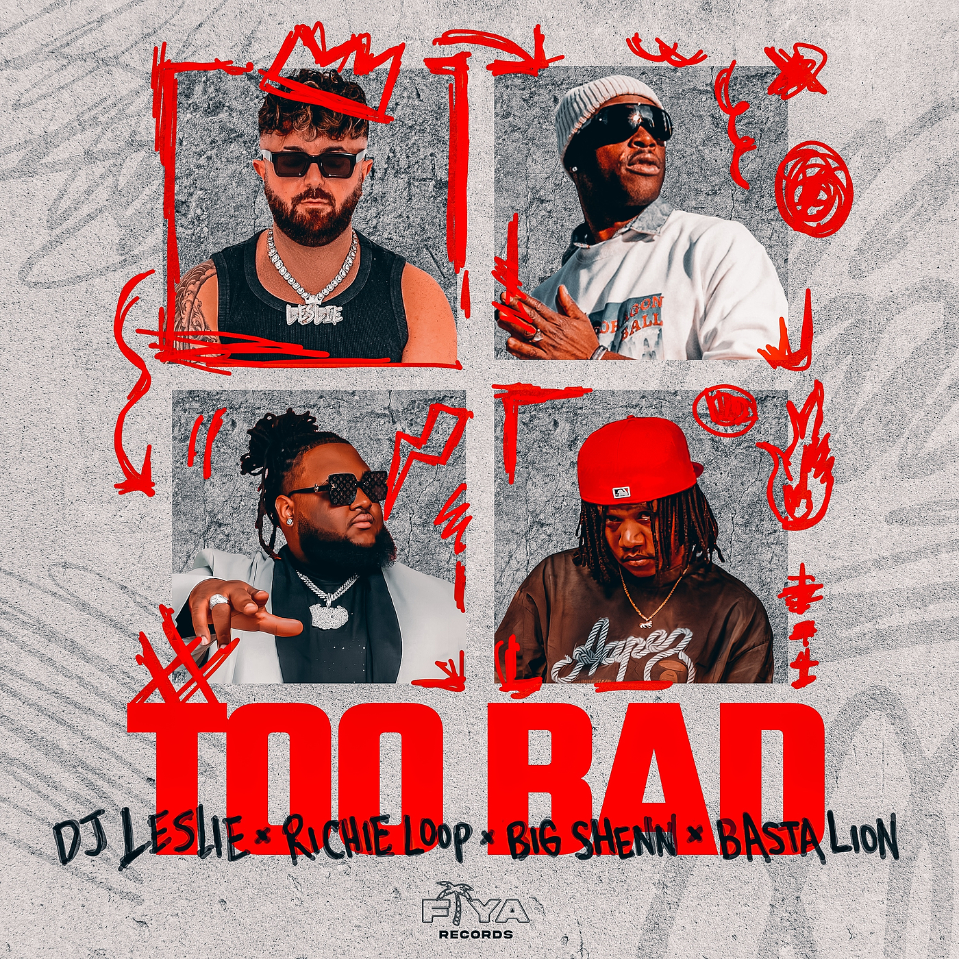 Dj Leslie Feat Richie Loop, Big Shenn &amp; Basta Lion - Too Bad (Fiya Records) 2026