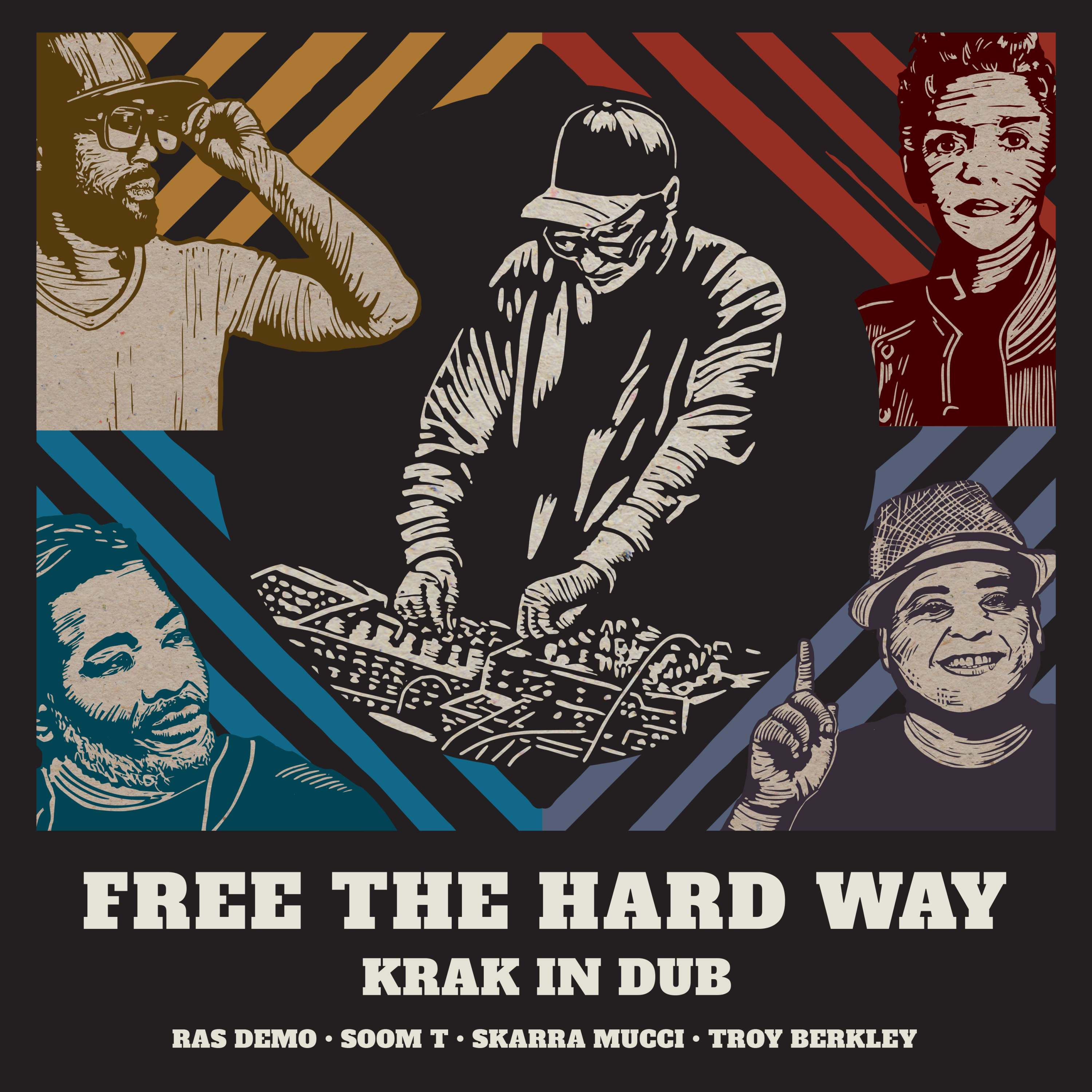Krak In Dub - Free The Hard Way (Evidence Music) (Album) 2026