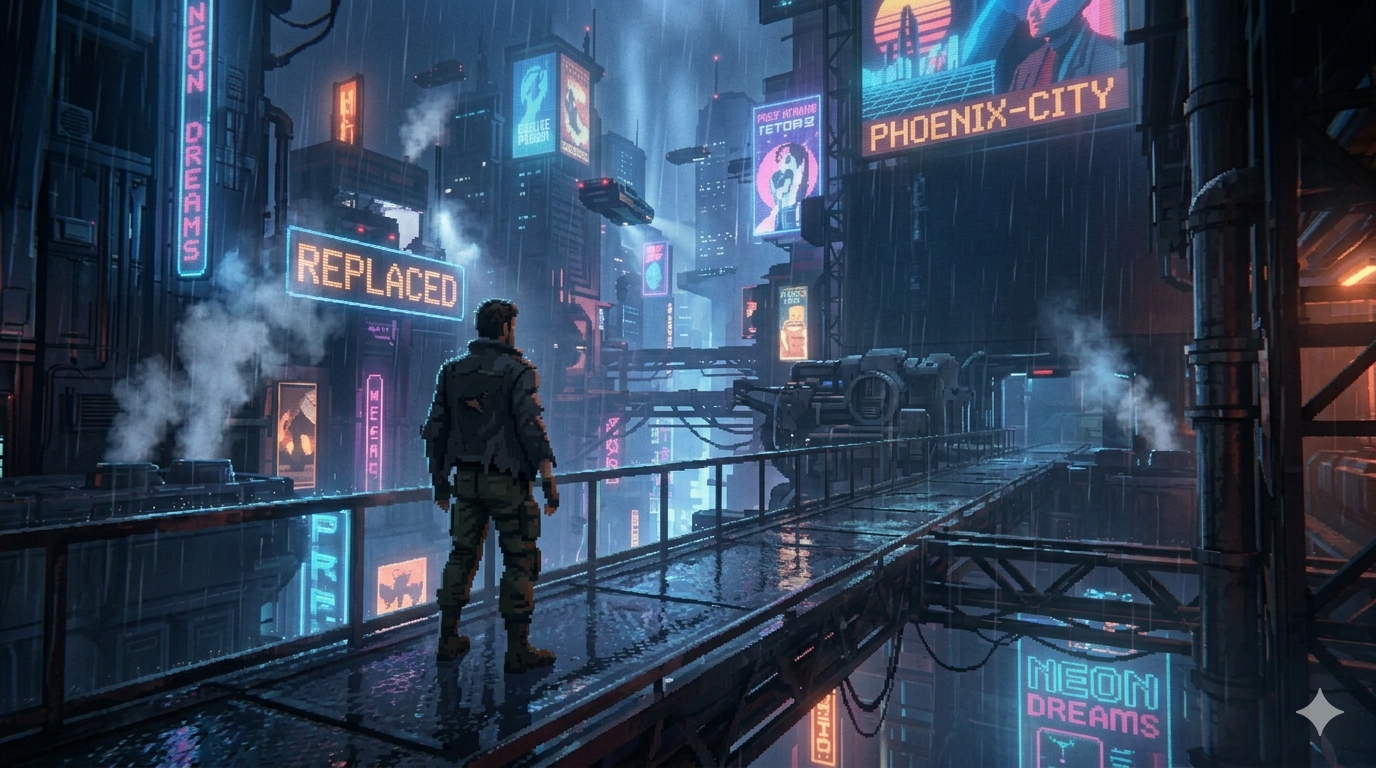 Replaced : La claque visuelle cyberpunk en Cinematic 2.5D.