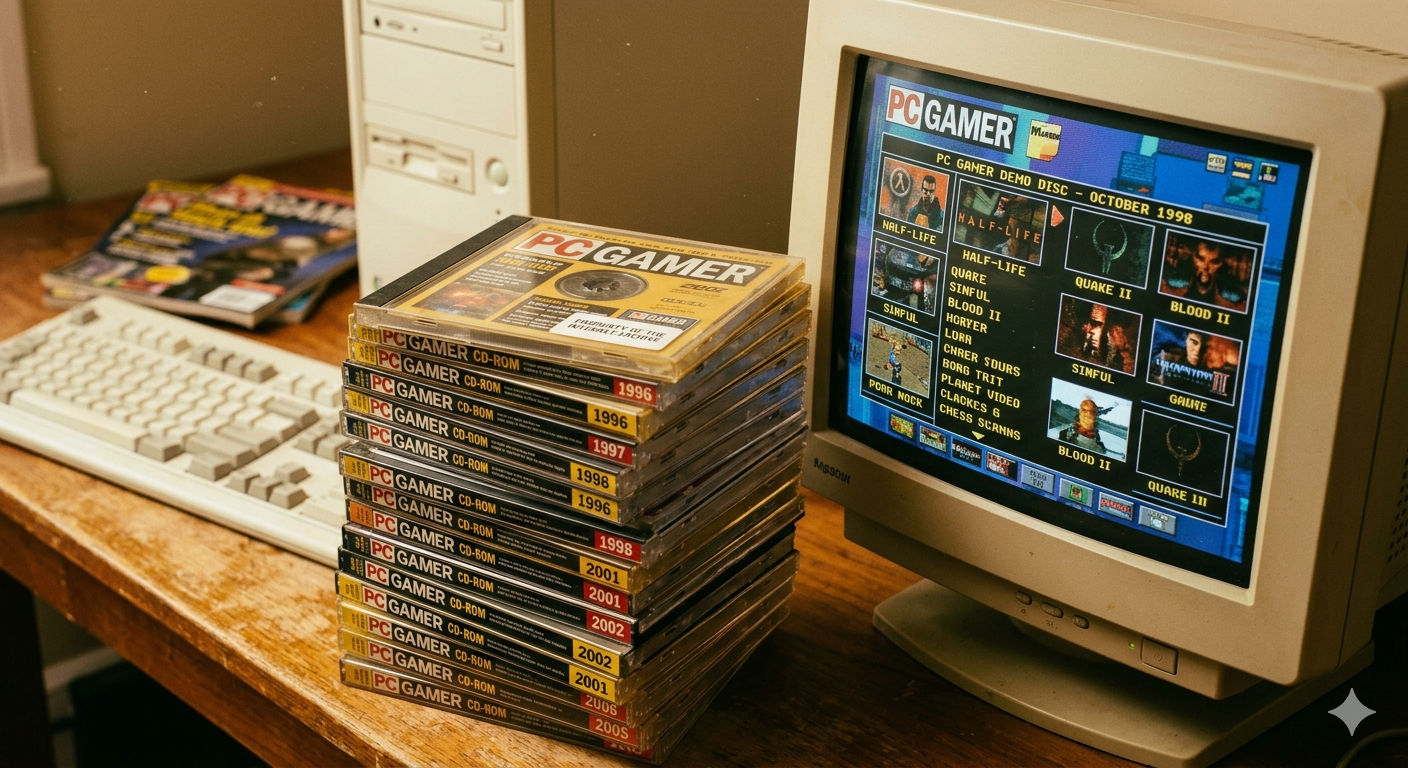 Plus de 750 disques PC Gamer : la plus grande capsule temporelle du jeu vidéo PC est désormais à portée de clic.