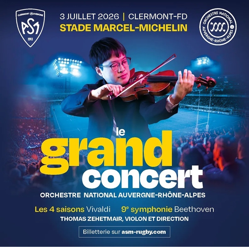Grand Concert à Clermont Ferrand le 03 Juillet 2026