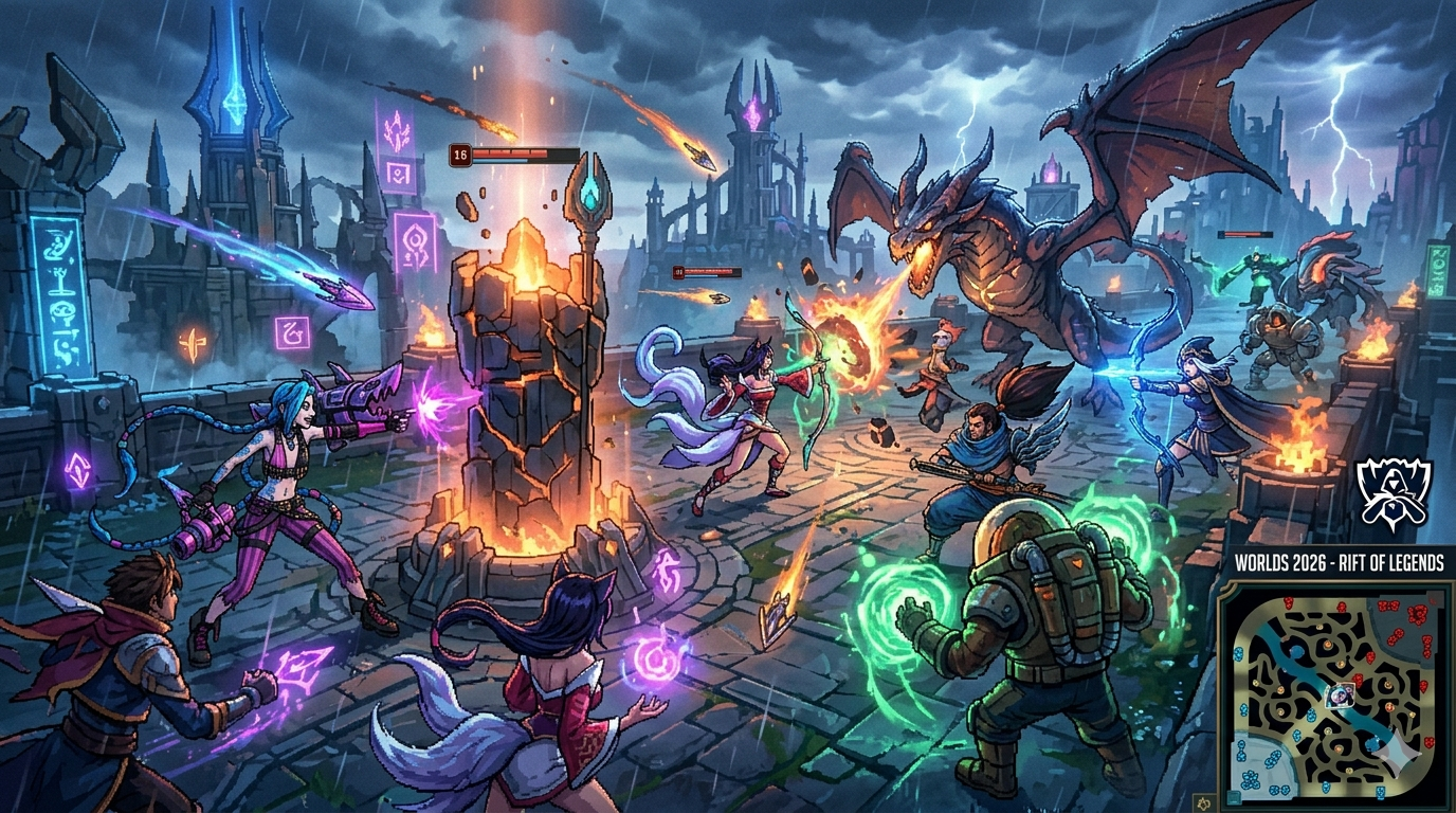 League of Legends : Toujours le roi du MOBA en 2026.