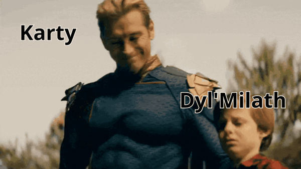 Chad karty homelander versus virgin dyl'milath ryan