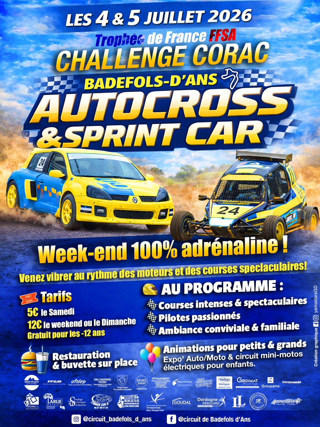 Autocross – Challenge Corac à Badefols d’Ans