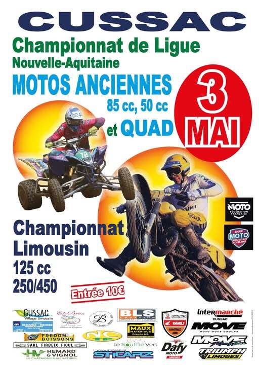 Motocross à Cussac.