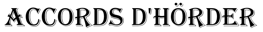 Accords d'Hörder Accords d'Hörder