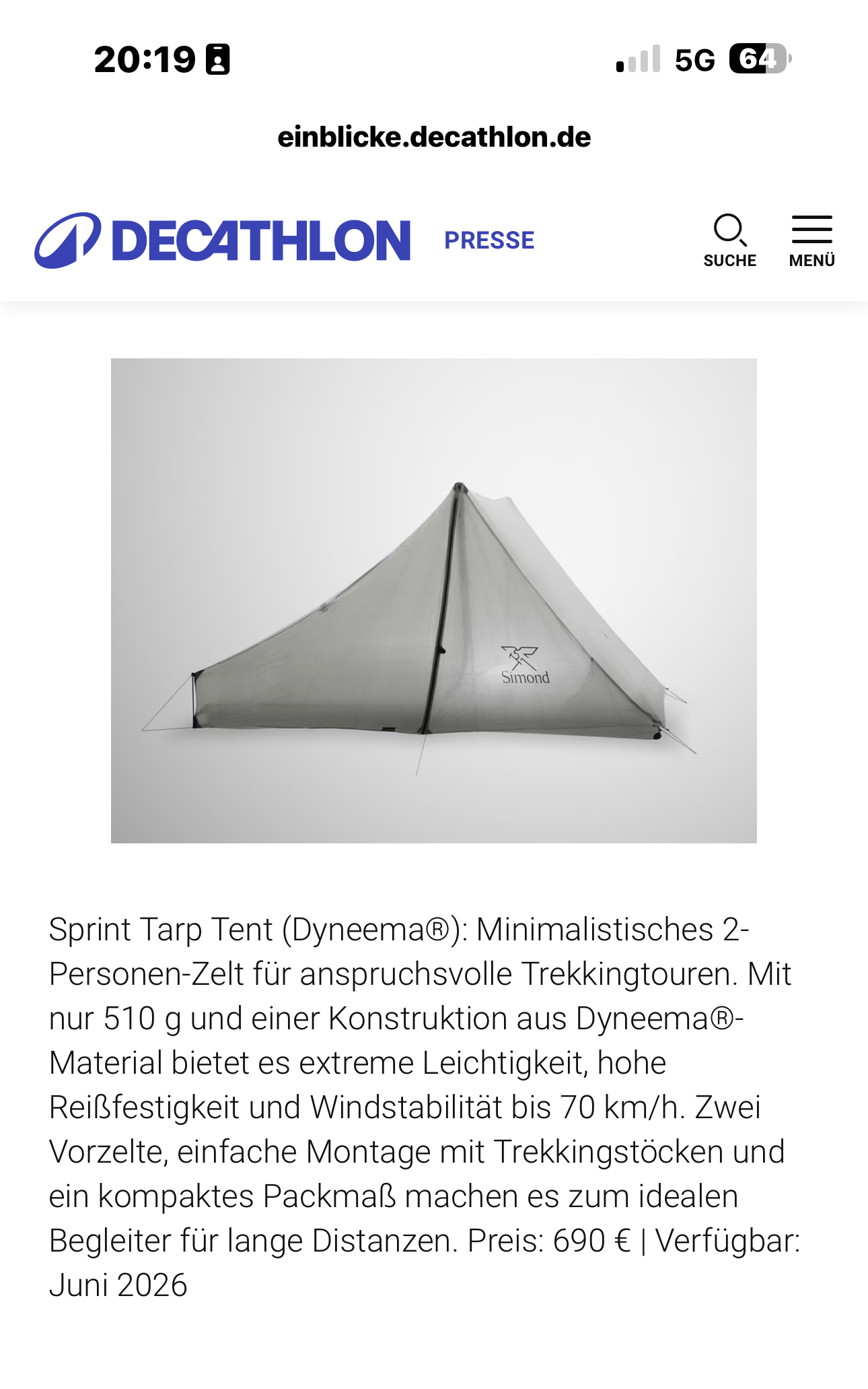 [Abri] Tente Simond en DCF à venir chez Decathlon en 2026 (Page 4 ...