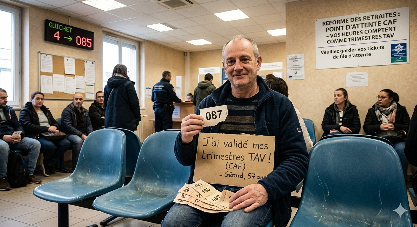Attendre à la CAF paiera votre retraite