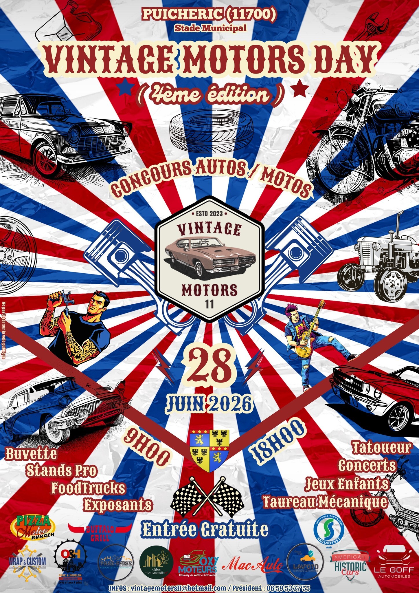 Vintage Motors Day à Puichéric.