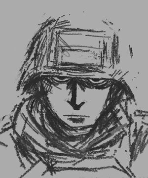 Représentation d'un Antarien, portrait anonyme Kartien