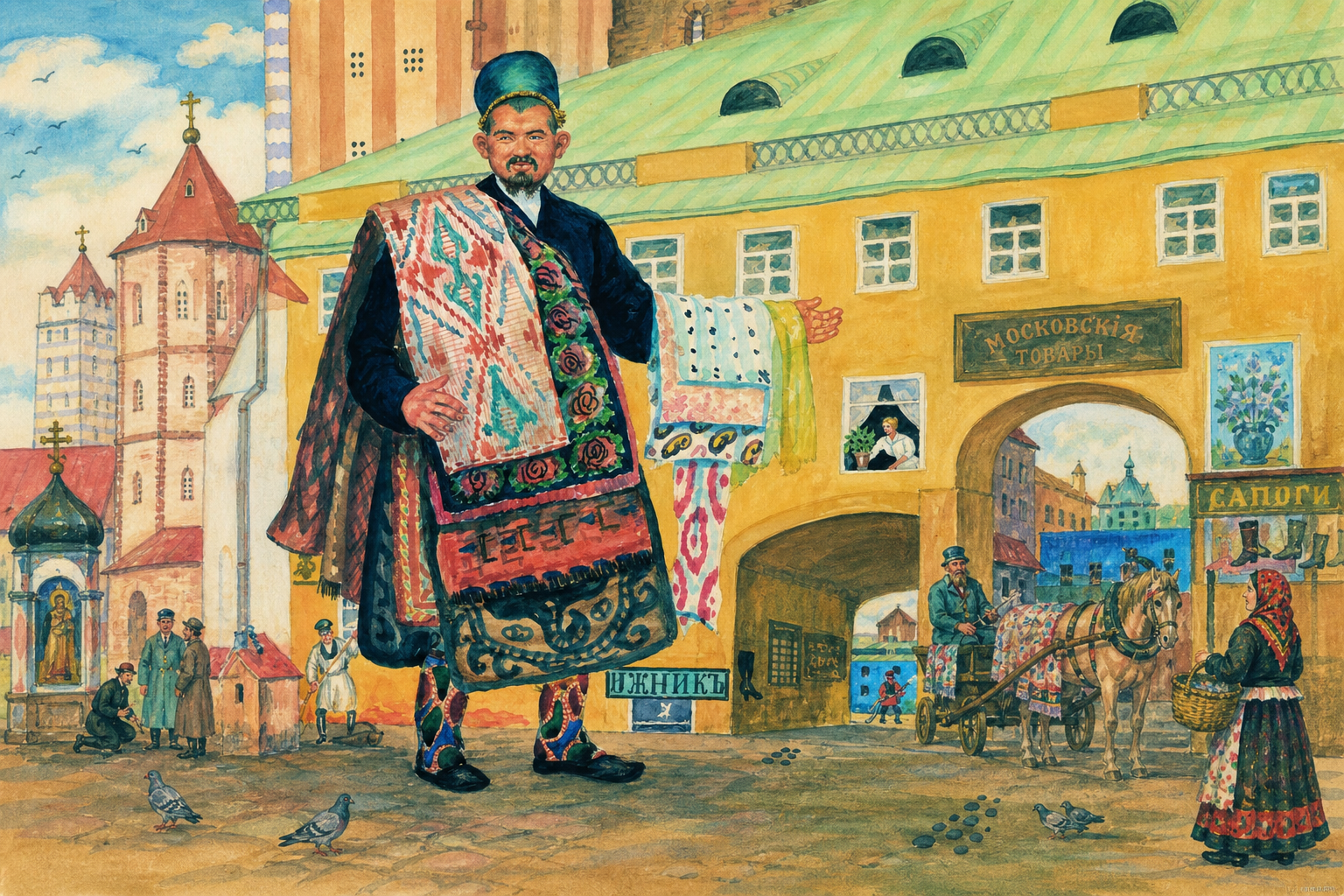 Tableau d'un talar de Moritonie de 1920.