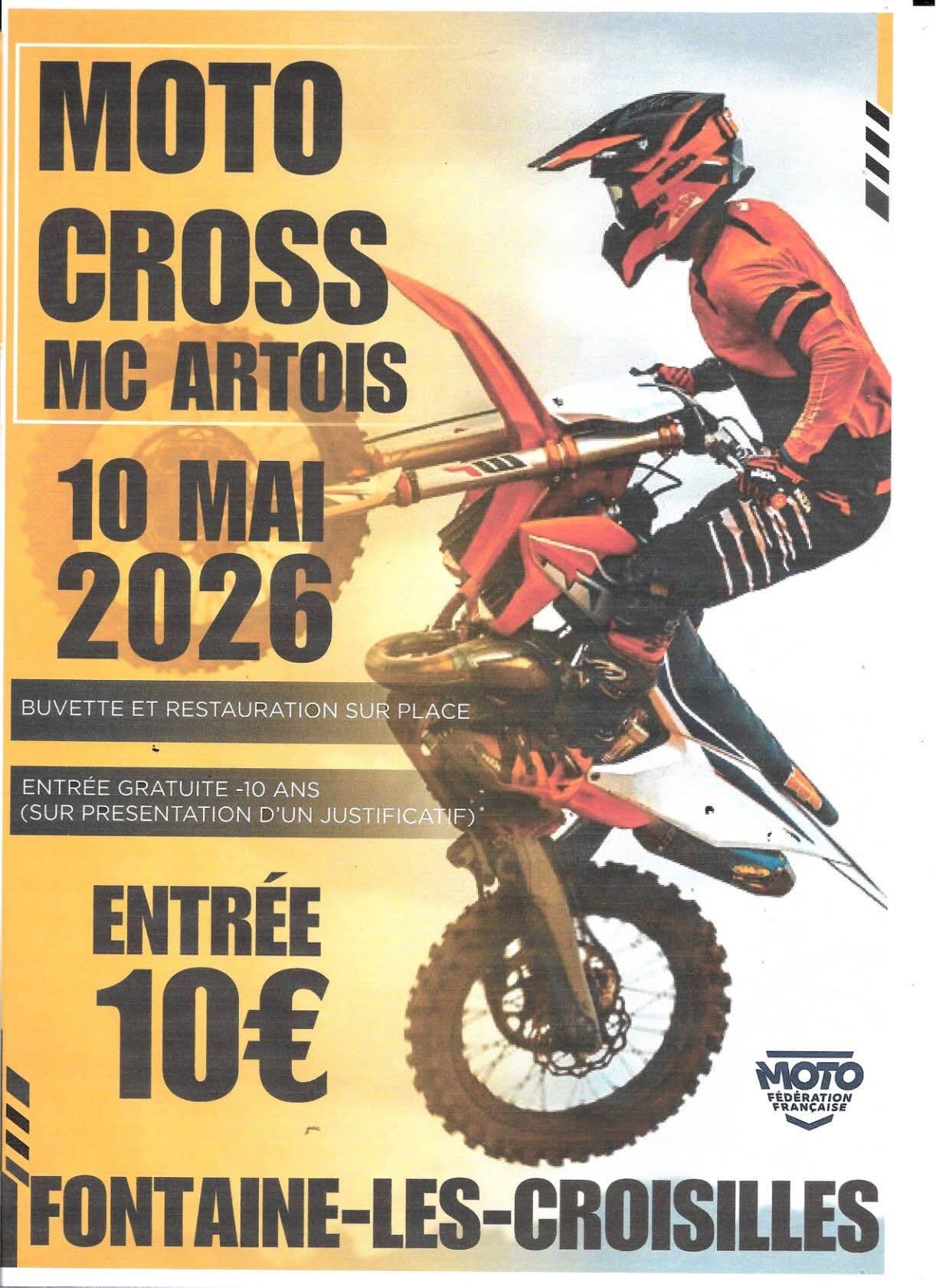 Motocross à Fontaine-lès-Croisilles.