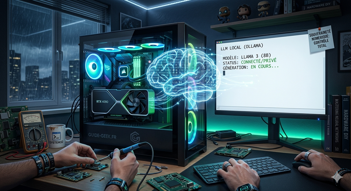 Installation d'une intelligence artificielle locale sur un ordinateur PC - Expertise Guide Geek