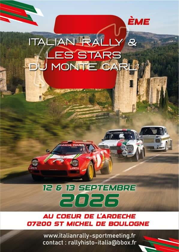 Italian Rally – Les Stars du Monté-Carl à Saint Michel de Boulogne