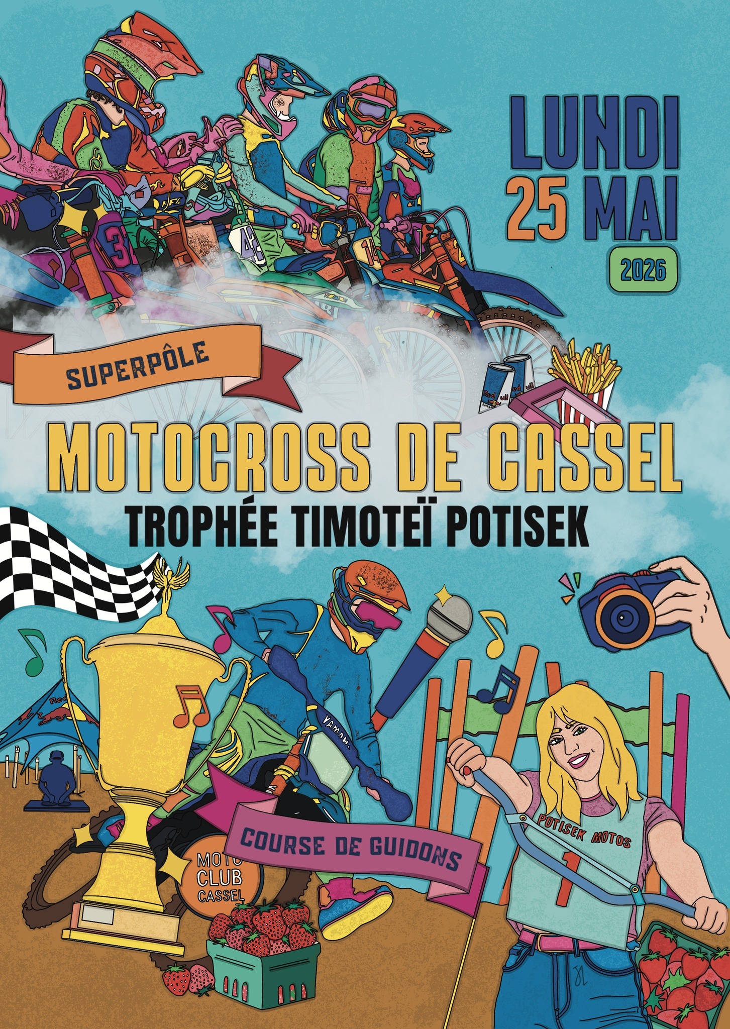 Motocross à Cassel.