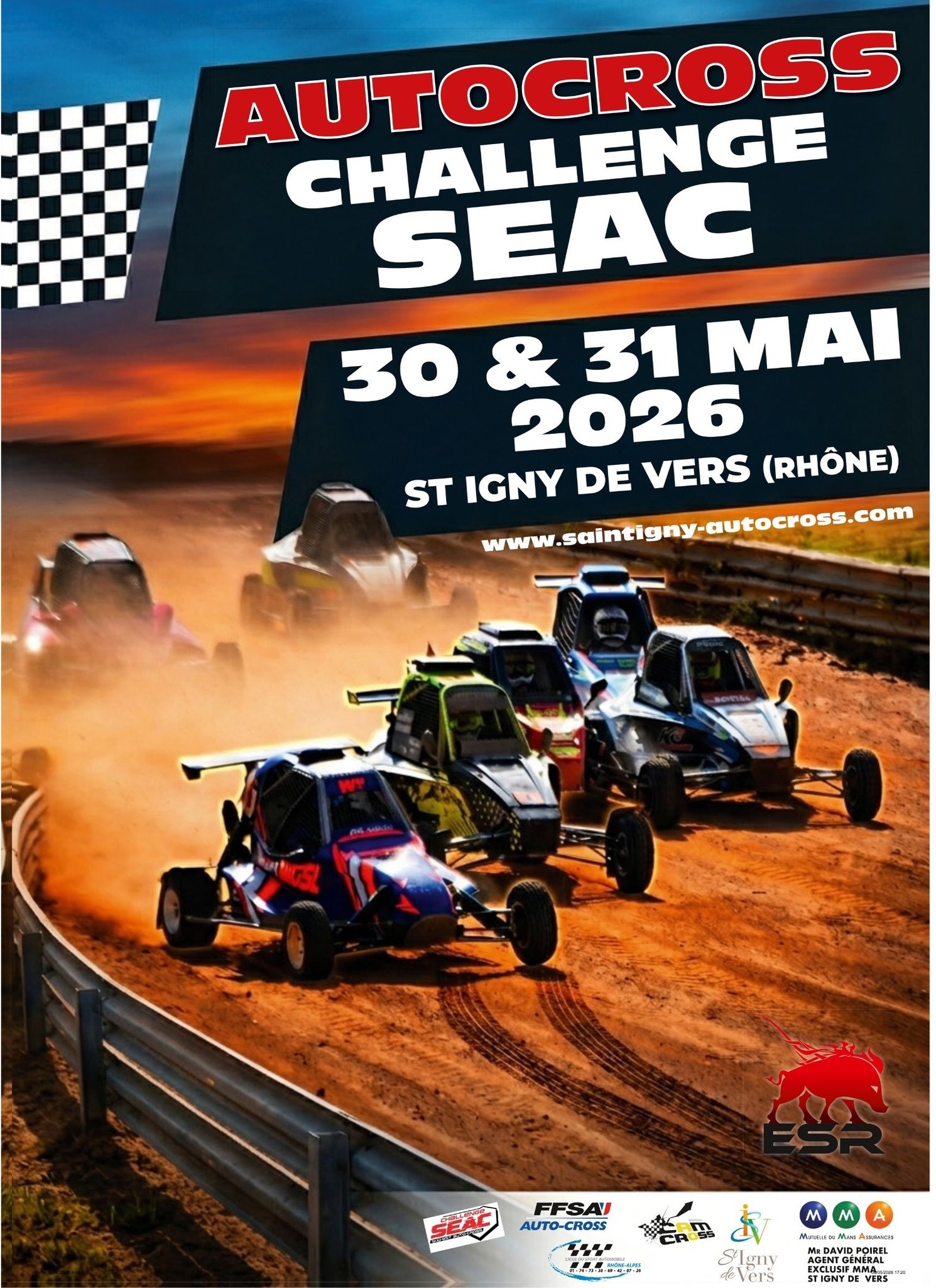 Autocross – Challenge Sud-Est à Saint Igny de Vers.