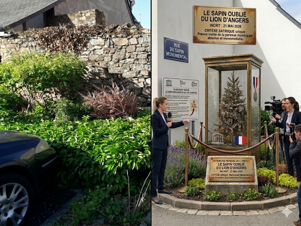 Le Mystère du Sapin Éternel : Comment un Déchet de Noël Oublié est Devenu la Plus Grande Attraction Touristique du Lion-d’Angers