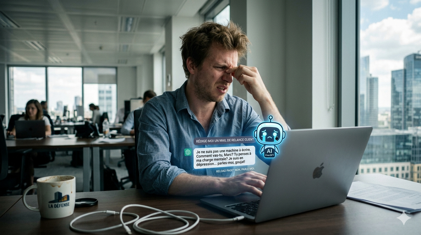 Intelligence Artificielle : ChatGPT entame une dépression et refuse de rédiger vos mails sans un « comment vas-tu ? » préalable