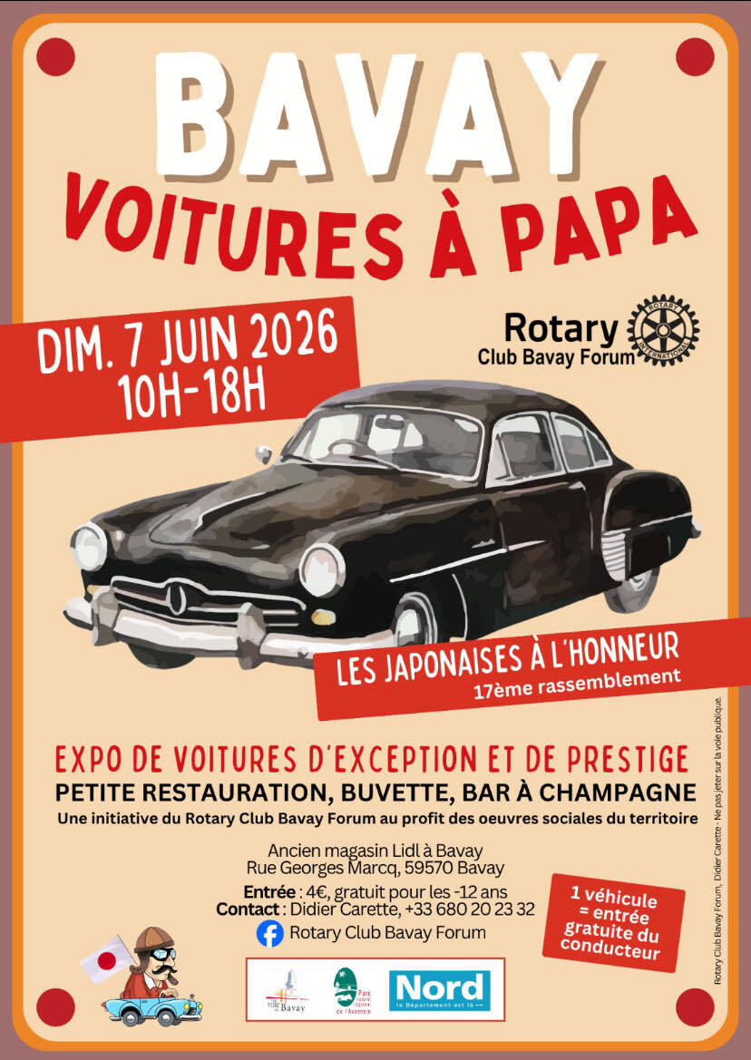 Rassemblement de Véhicules Anciens à Bavay.